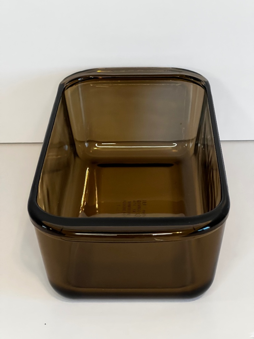 Vintage Pyrex Amber Brown Loaf Pan 213 Baking Dish 1.5 Qt Bread Meat Loaf MINT!